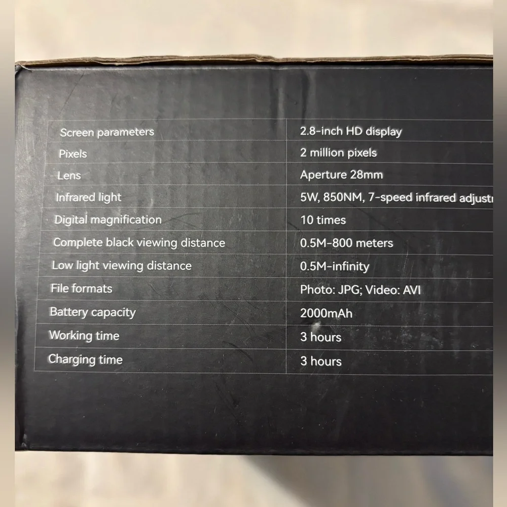 Night Vision 1080P Wildlife Camera - Black and Orange